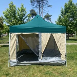3x3 Gazebo Kamp Çadırı – Krem – Erbil Branda