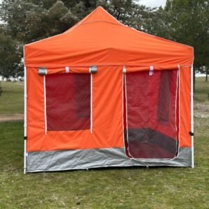 3x3 Gazebo Kamp Çadırı – Turuncu – Erbil Branda