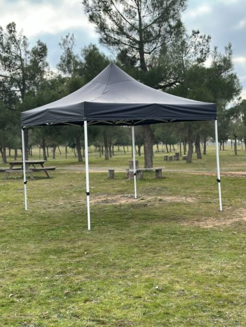 300x300 Gazebo Çardak – Antrasit Gri – Erbil Branda