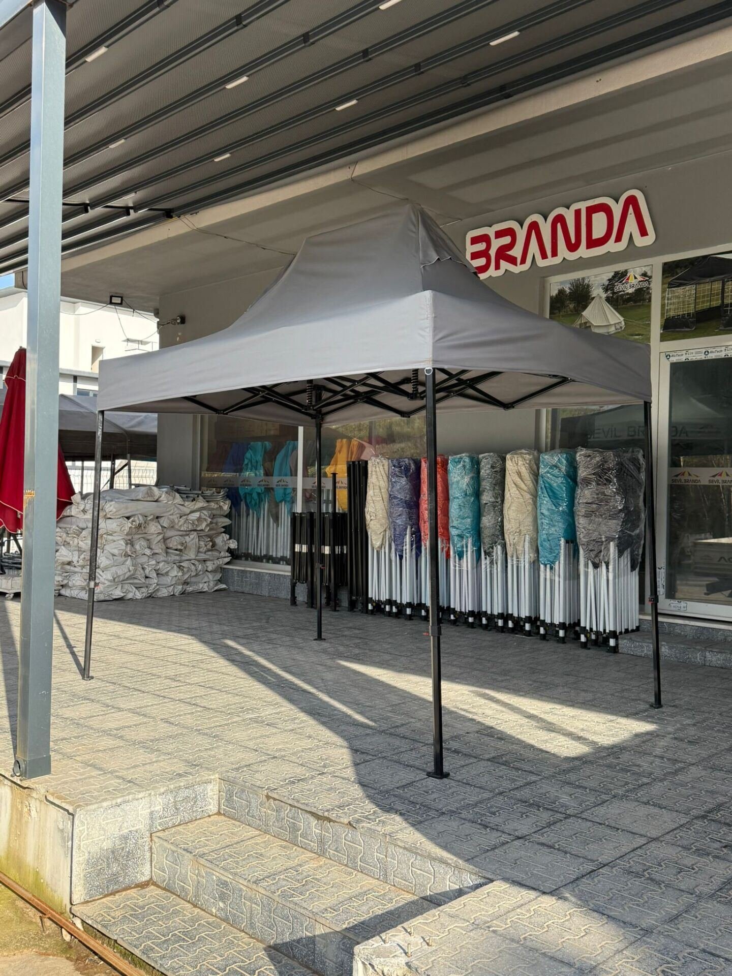 3x2 Gazebo Tente 40mm İskeletli – Katlanır Kamp Çardağı