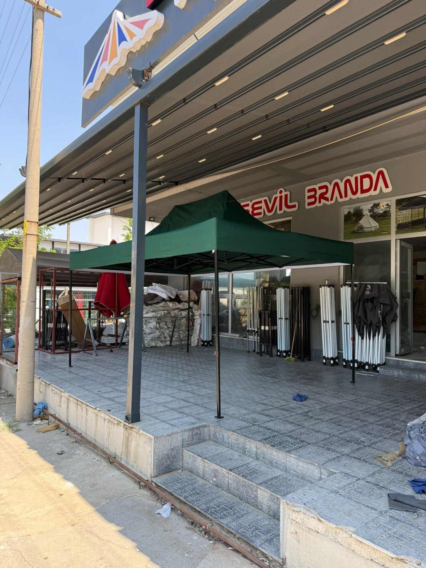 3x4,5 Gazebo Çardak – Orta Boy Katlanır Tente