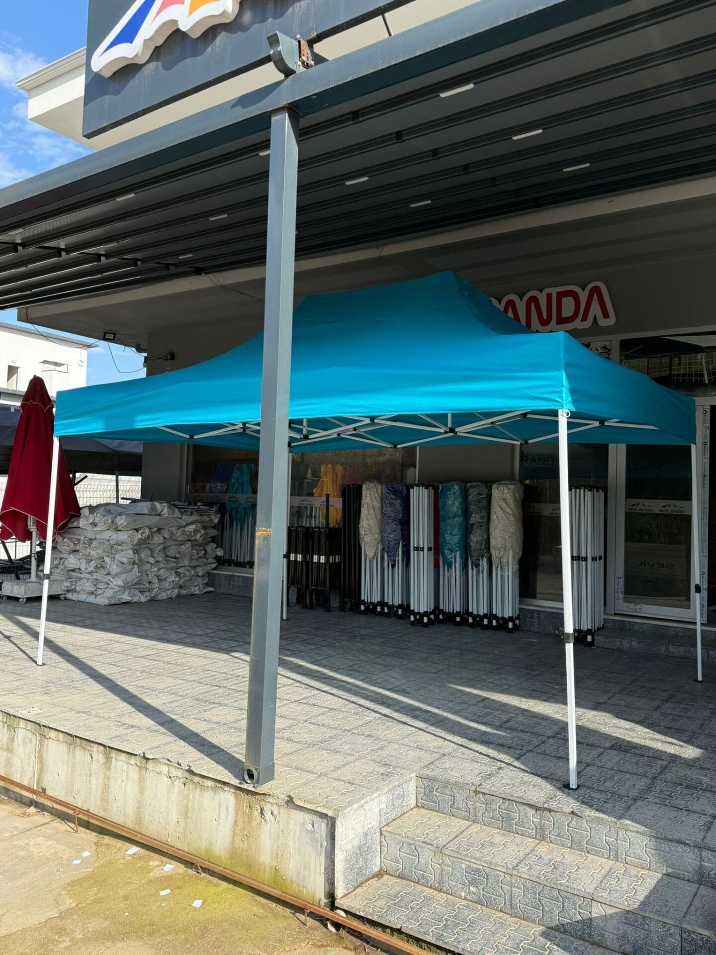 3x4,5 Gazebo Çardak – Orta Boy Katlanır Tente