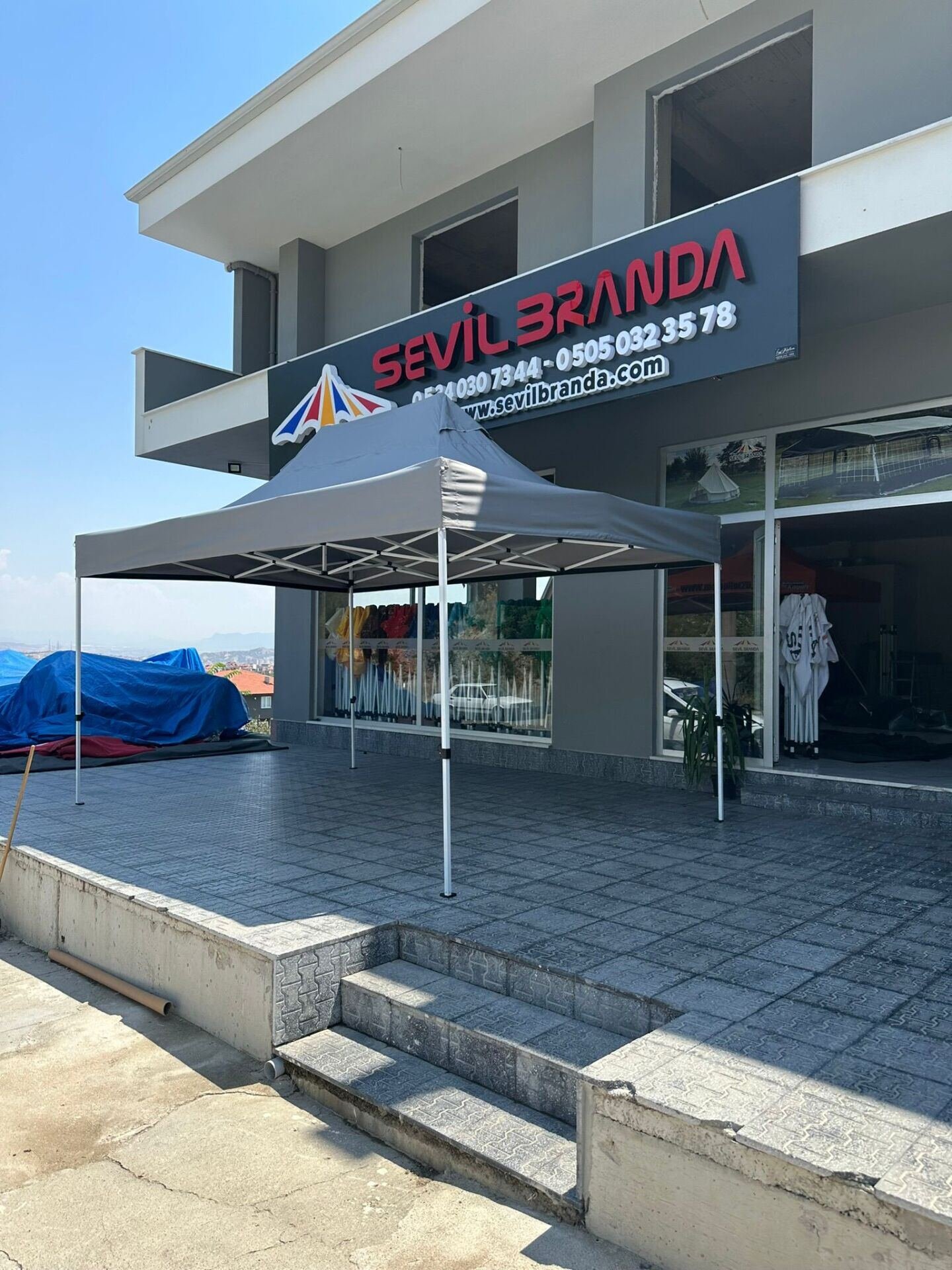 3x4,5 Gazebo Çardak – Orta Boy Katlanır Tente