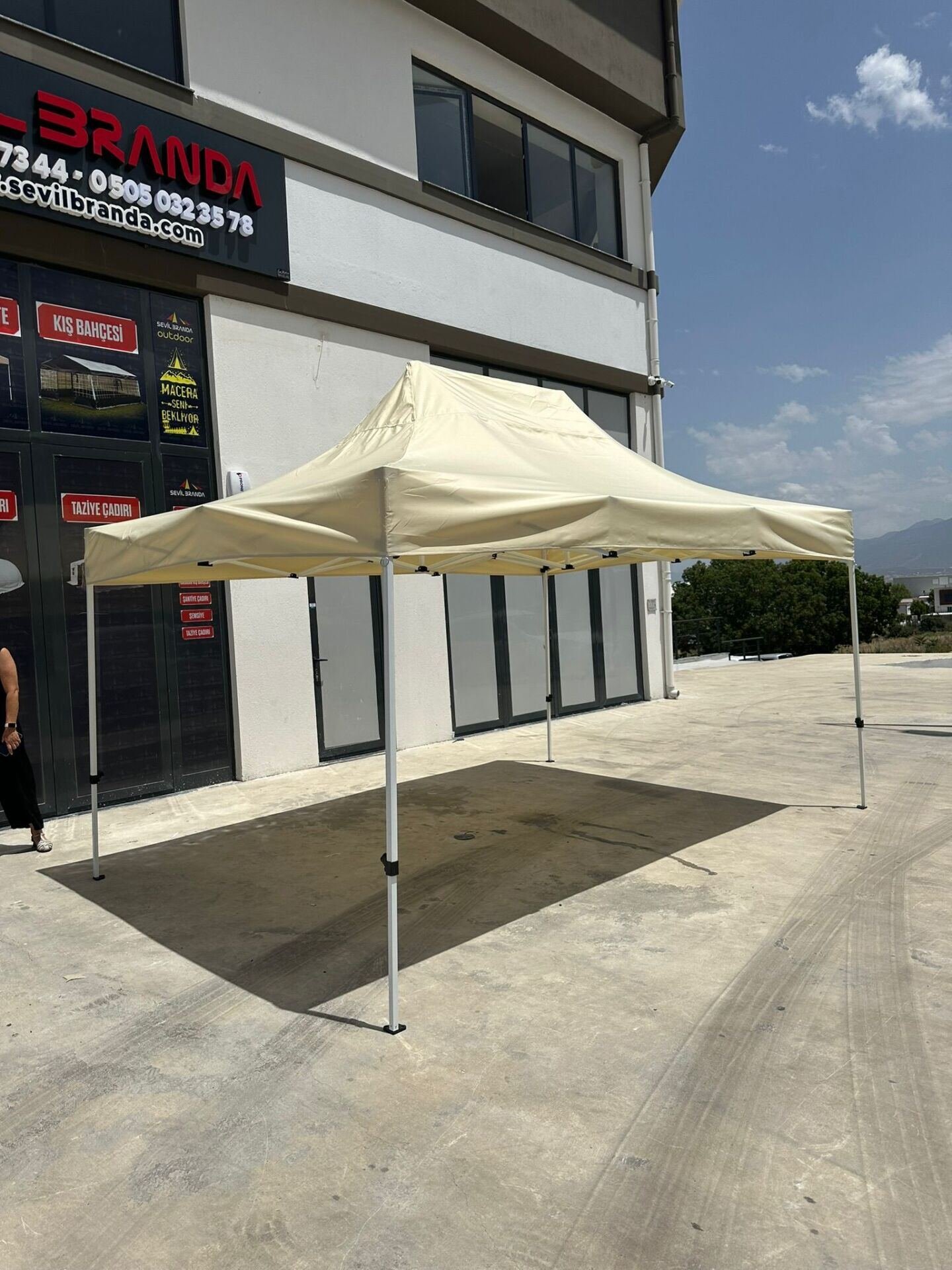 3x4,5 Gazebo Çardak – Orta Boy Katlanır Tente