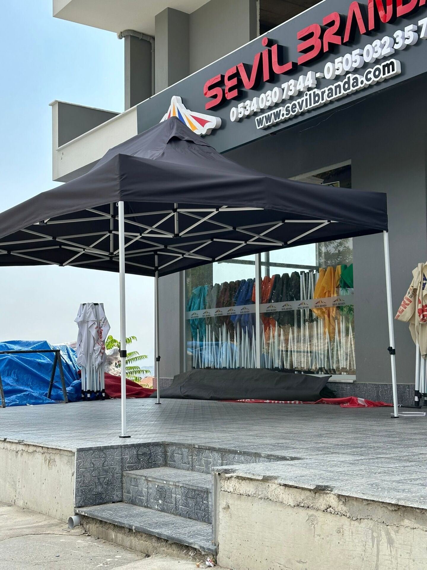 3x4,5 Gazebo Çardak – Orta Boy Katlanır Tente